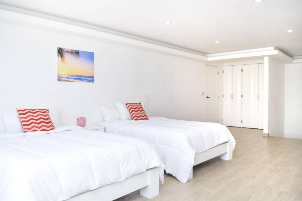 Villas Marlin 108, A Pie De Playa, Albercas, Jacuzi, Ubicacion Inmejorable Cancun Ngoại thất bức ảnh