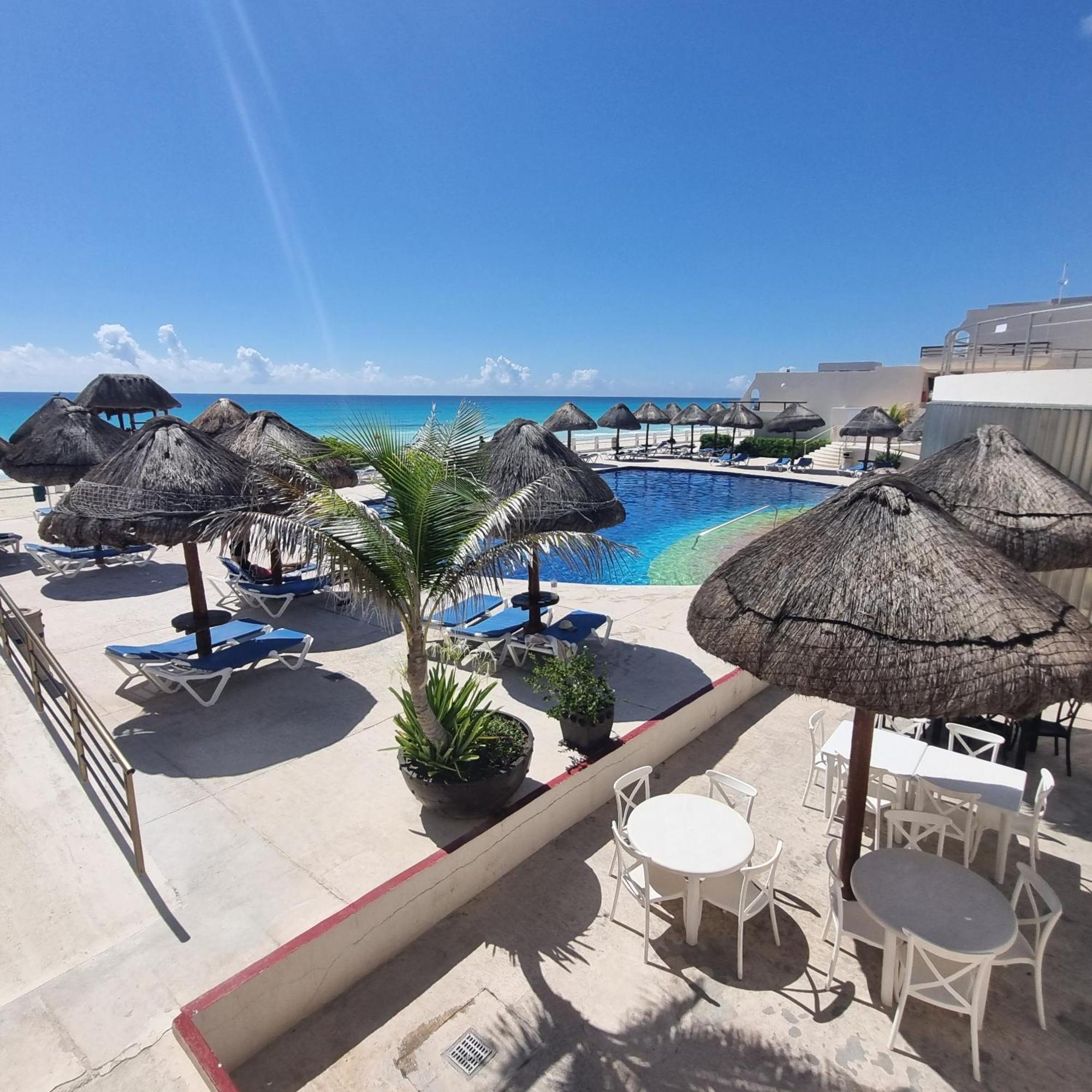 Villas Marlin 108, A Pie De Playa, Albercas, Jacuzi, Ubicacion Inmejorable Cancun Ngoại thất bức ảnh